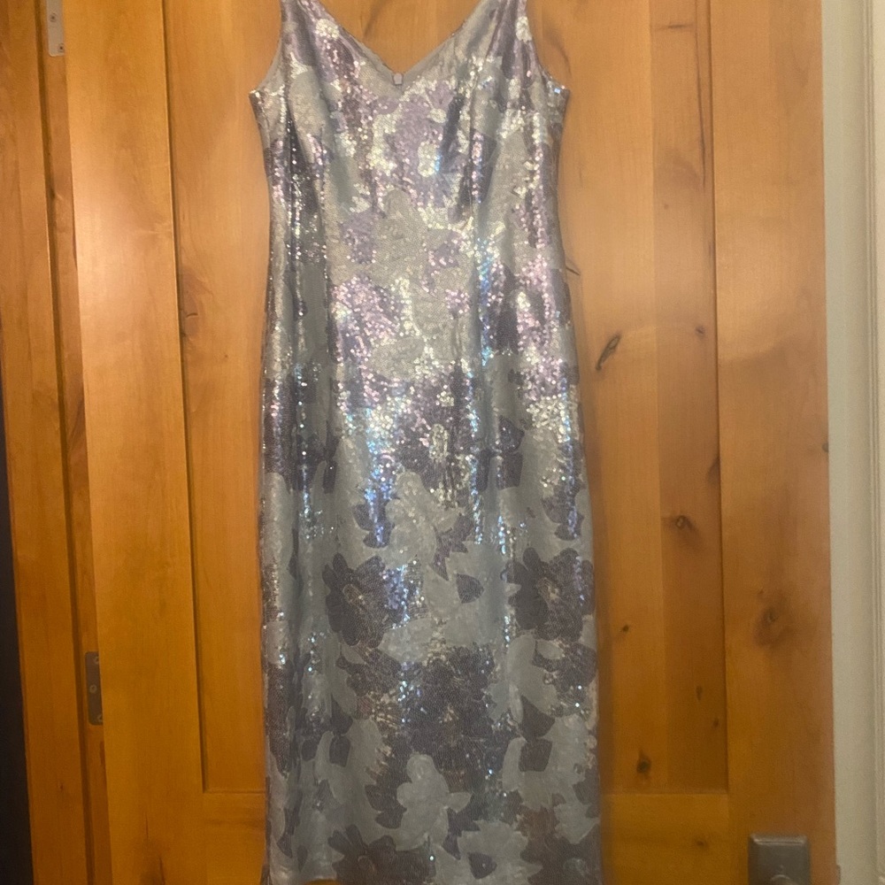 Black Halo Eve Sequined dress NWT Mint